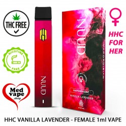 NUUD FEMALE HHC VANILLA LAVENDER 1ml DISPOSABLE VAPE PEN - MEDVAPE