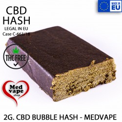 CBD BUBBLE HASH 2G. - MEDVAPE